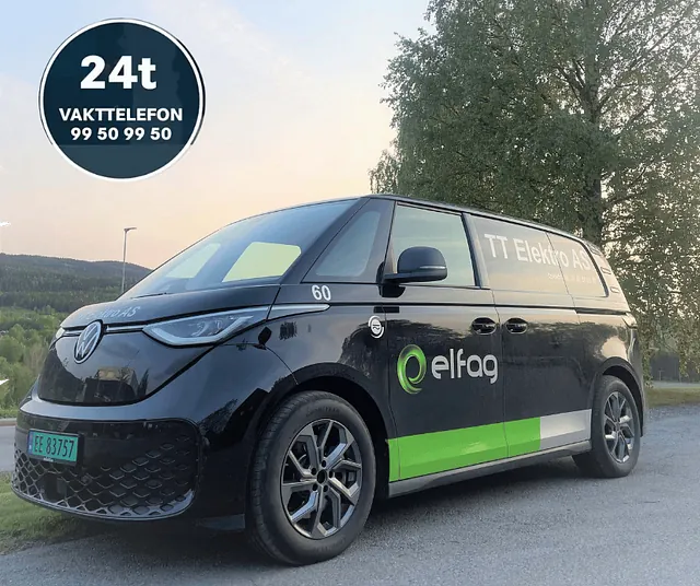 TT Elektro bil med logo